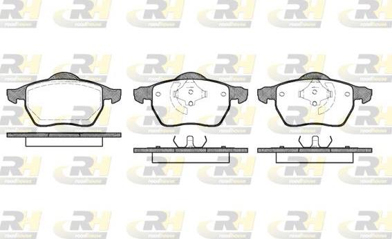 Roadhouse 2390.50 - Kit de plaquettes de frein, frein à disque cwaw.fr