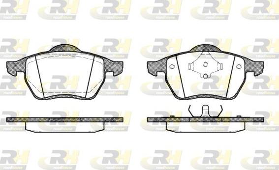 Roadhouse 2390.00 - Kit de plaquettes de frein, frein à disque cwaw.fr