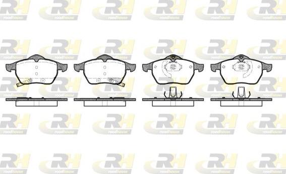 Roadhouse 2390.32 - Kit de plaquettes de frein, frein à disque cwaw.fr