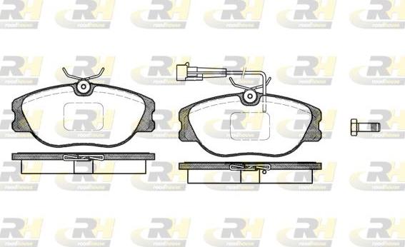 Roadhouse 2305.31 - Kit de plaquettes de frein, frein à disque cwaw.fr