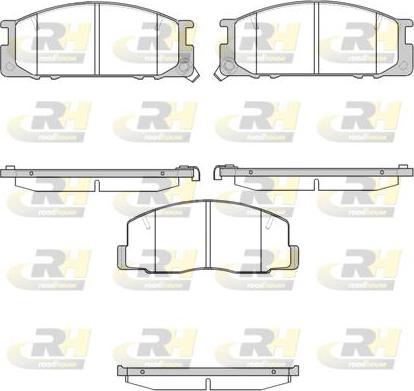 Roadhouse 2306.12 - Kit de plaquettes de frein, frein à disque cwaw.fr