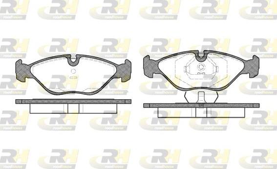 Roadhouse 2319.00 - Kit de plaquettes de frein, frein à disque cwaw.fr