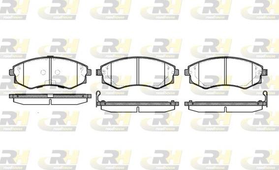 Roadhouse 2318.32 - Kit de plaquettes de frein, frein à disque cwaw.fr