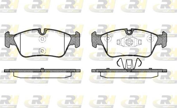 Roadhouse 2384.60 - Kit de plaquettes de frein, frein à disque cwaw.fr