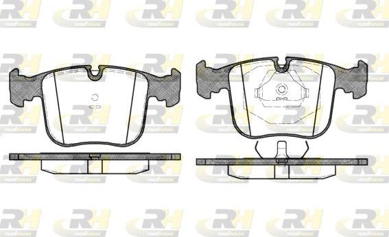 Roadhouse 2380.00 - Kit de plaquettes de frein, frein à disque cwaw.fr