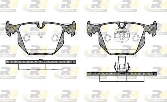 Roadhouse 2381.30 - Kit de plaquettes de frein, frein à disque cwaw.fr