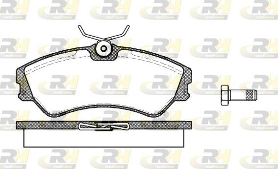 Roadhouse 2383.00 - Kit de plaquettes de frein, frein à disque cwaw.fr