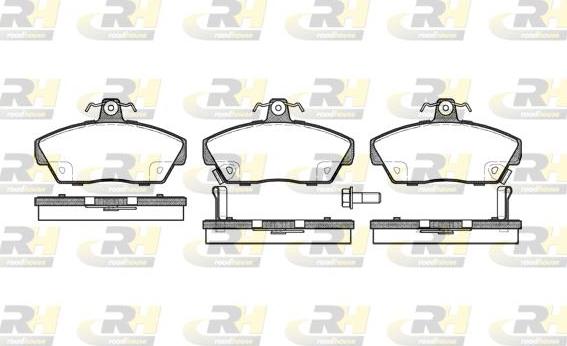 Roadhouse 2330.02 - Kit de plaquettes de frein, frein à disque cwaw.fr