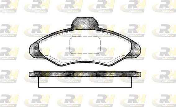 Roadhouse 2331.00 - Kit de plaquettes de frein, frein à disque cwaw.fr