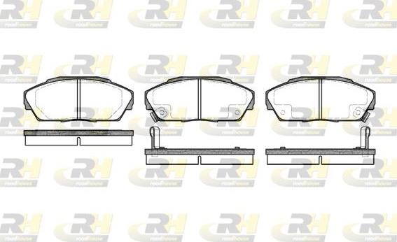 Roadhouse 2323.02 - Kit de plaquettes de frein, frein à disque cwaw.fr