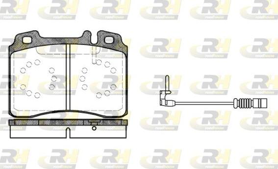 BOSCH 0986410966 - Kit de plaquettes de frein, frein à disque cwaw.fr