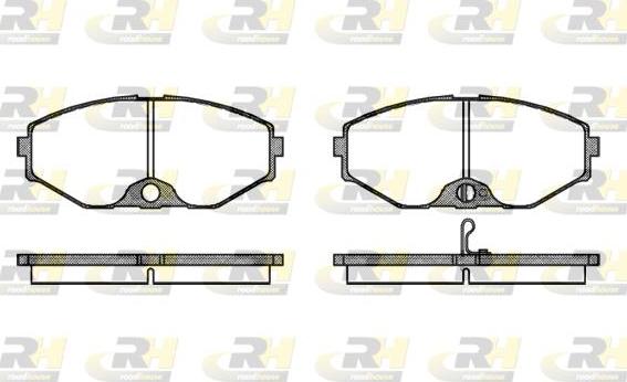 Roadhouse 2375.02 - Kit de plaquettes de frein, frein à disque cwaw.fr