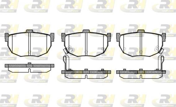 Roadhouse 2294.32 - Kit de plaquettes de frein, frein à disque cwaw.fr