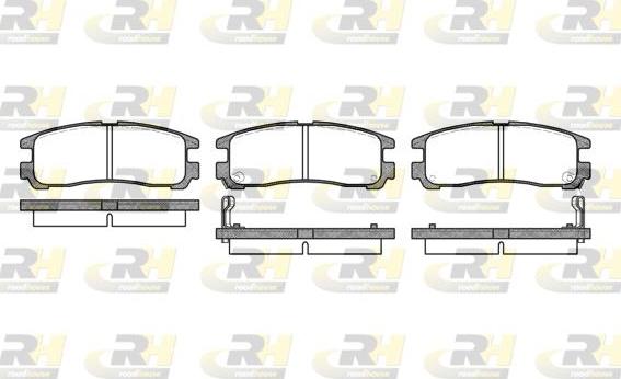 Roadhouse 2291.02 - Kit de plaquettes de frein, frein à disque cwaw.fr