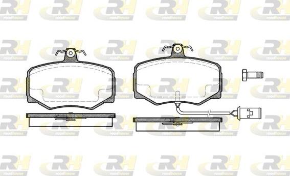 Roadhouse 2246.02 - Kit de plaquettes de frein, frein à disque cwaw.fr