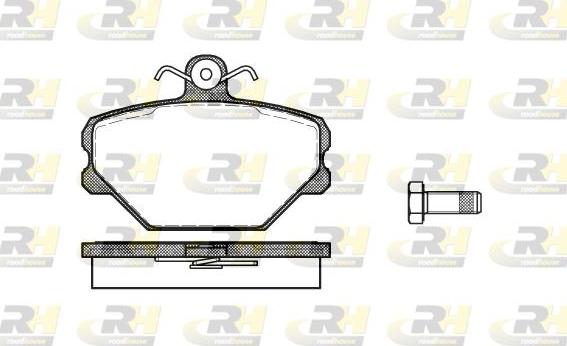 Roadhouse 2264.00 - Kit de plaquettes de frein, frein à disque cwaw.fr