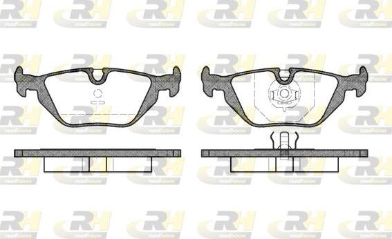 Roadhouse 2265.30 - Kit de plaquettes de frein, frein à disque cwaw.fr