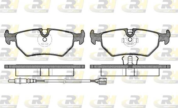 Roadhouse 2265.32 - Kit de plaquettes de frein, frein à disque cwaw.fr