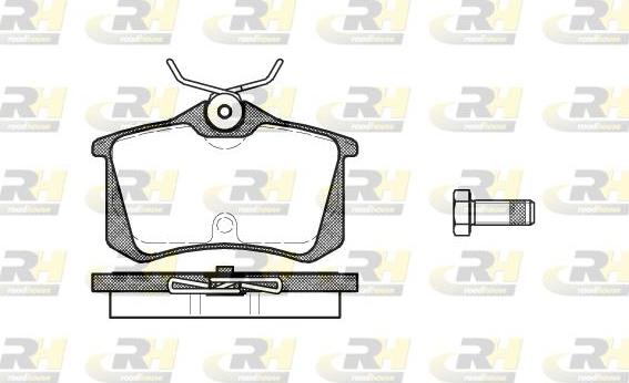 Roadhouse 2263.20 - Kit de plaquettes de frein, frein à disque cwaw.fr