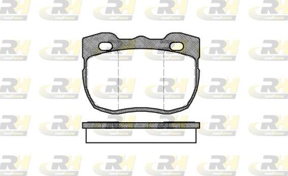 Roadhouse 2267.00 - Kit de plaquettes de frein, frein à disque cwaw.fr