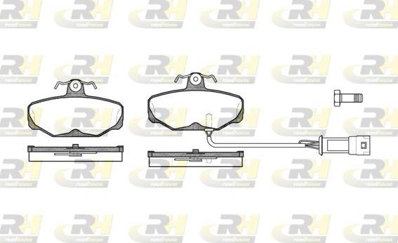 Roadhouse 2205.02 - Kit de plaquettes de frein, frein à disque cwaw.fr