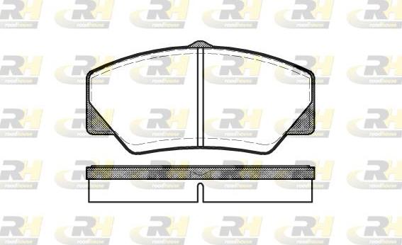 Roadhouse 2206.00 - Kit de plaquettes de frein, frein à disque cwaw.fr