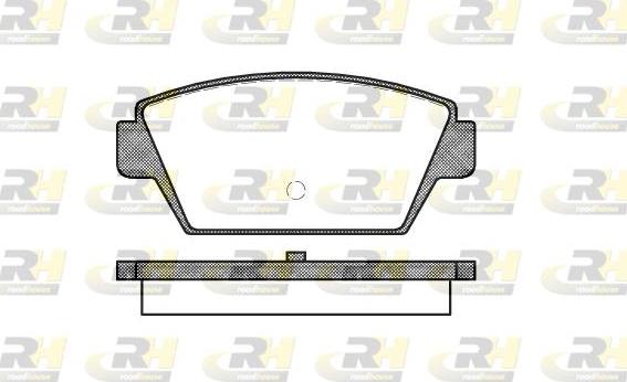 Roadhouse 2215.00 - Kit de plaquettes de frein, frein à disque cwaw.fr