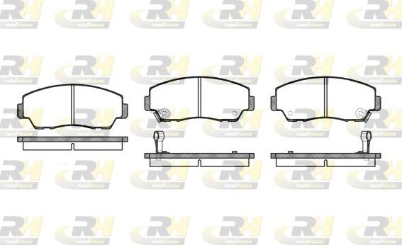 Roadhouse 2218.02 - Kit de plaquettes de frein, frein à disque cwaw.fr