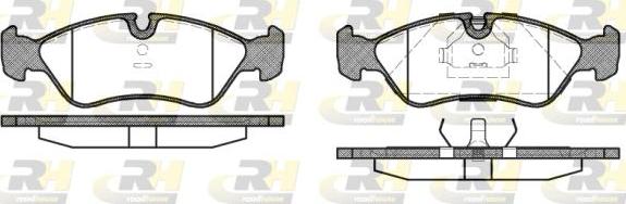 Roadhouse 2286.10 - Kit de plaquettes de frein, frein à disque cwaw.fr