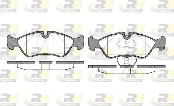 Roadhouse 2286.30 - Kit de plaquettes de frein, frein à disque cwaw.fr