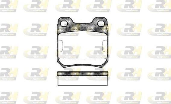 Roadhouse 2239.40 - Kit de plaquettes de frein, frein à disque cwaw.fr