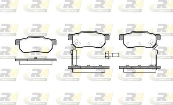 Roadhouse 2233.12 - Kit de plaquettes de frein, frein à disque cwaw.fr