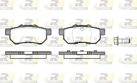 Roadhouse 2233.20 - Kit de plaquettes de frein, frein à disque cwaw.fr