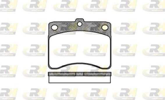 Roadhouse 2232.00 - Kit de plaquettes de frein, frein à disque cwaw.fr