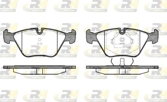 Roadhouse 2270.40 - Kit de plaquettes de frein, frein à disque cwaw.fr