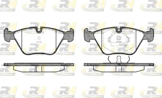 Roadhouse 2270.00 - Kit de plaquettes de frein, frein à disque cwaw.fr