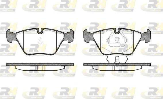 Roadhouse 2270.10 - Kit de plaquettes de frein, frein à disque cwaw.fr