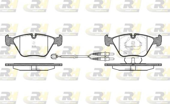 Roadhouse 2270.22 - Kit de plaquettes de frein, frein à disque cwaw.fr