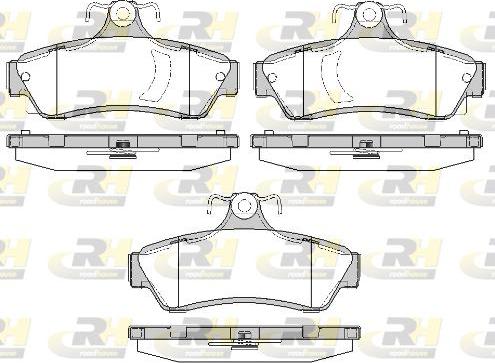 Roadhouse 2799.40 - Kit de plaquettes de frein, frein à disque cwaw.fr