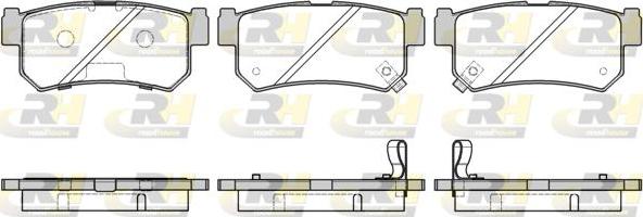 Roadhouse 2746.42 - Kit de plaquettes de frein, frein à disque cwaw.fr