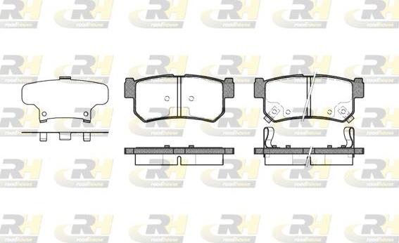 Roadhouse 2746.62 - Kit de plaquettes de frein, frein à disque cwaw.fr