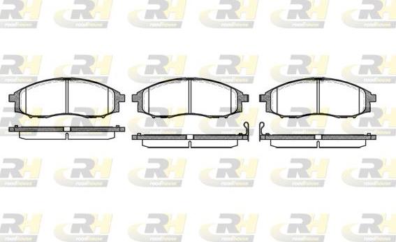 Roadhouse 2748.02 - Kit de plaquettes de frein, frein à disque cwaw.fr