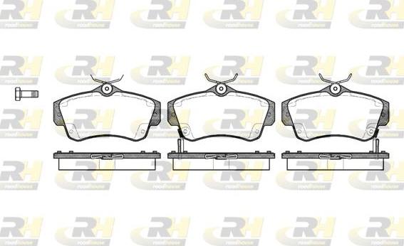 Roadhouse 2753.02 - Kit de plaquettes de frein, frein à disque cwaw.fr