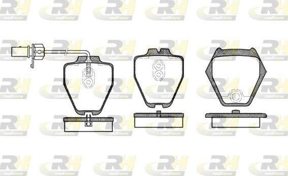 Roadhouse 2752.02 - Kit de plaquettes de frein, frein à disque cwaw.fr