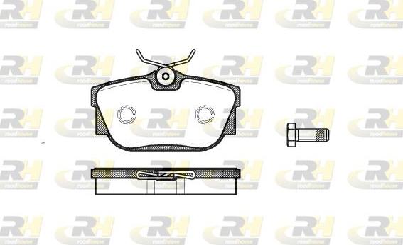 Roadhouse 2767.00 - Kit de plaquettes de frein, frein à disque cwaw.fr