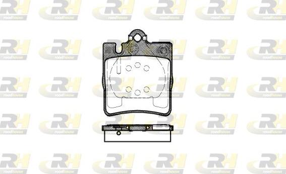 Roadhouse 2709.00 - Kit de plaquettes de frein, frein à disque cwaw.fr