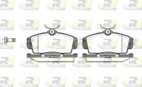 Roadhouse 2704.00 - Kit de plaquettes de frein, frein à disque cwaw.fr