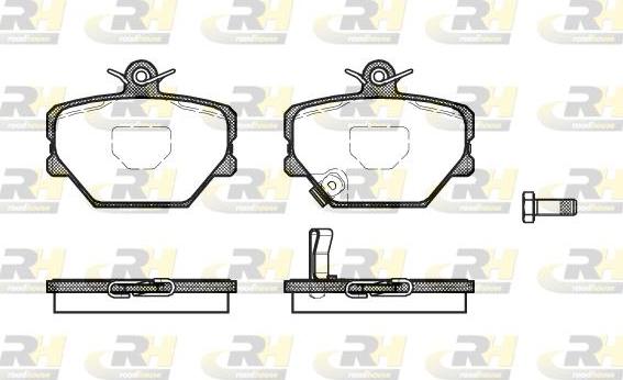 Roadhouse 2705.02 - Kit de plaquettes de frein, frein à disque cwaw.fr