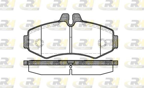 Roadhouse 2701.00 - Kit de plaquettes de frein, frein à disque cwaw.fr