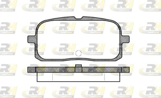 Roadhouse 2715.00 - Kit de plaquettes de frein, frein à disque cwaw.fr